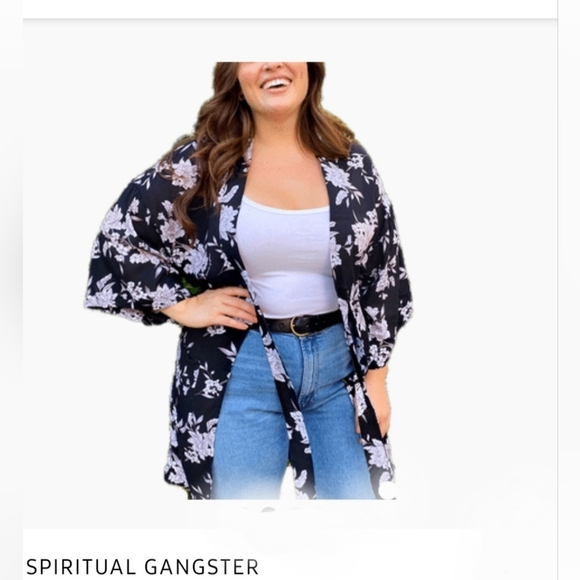 NEW In Package Spiritual Gangster Maya Floral Kimono - Picture 1 of 7